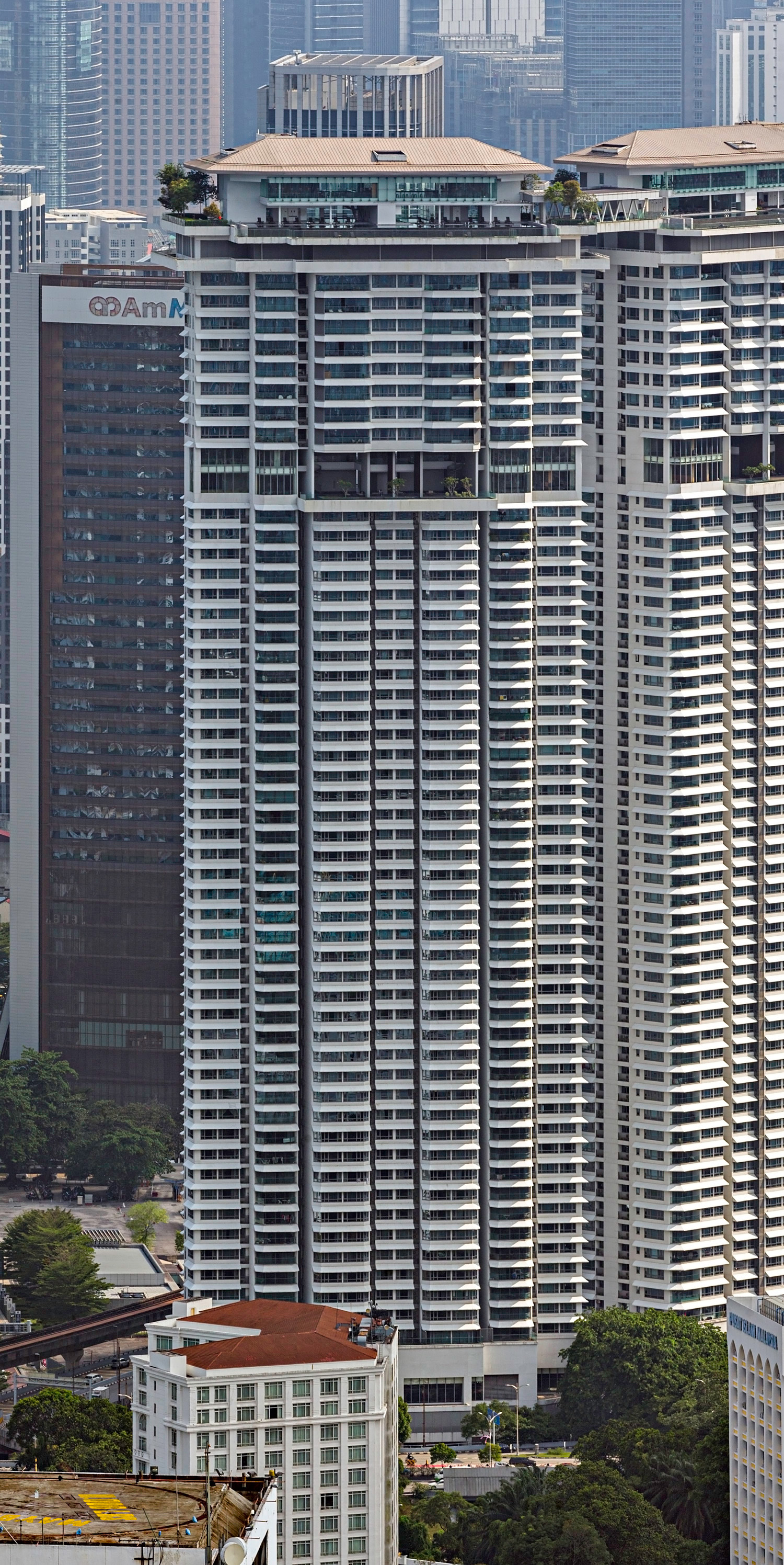 The Sentral Residences Tower B, Kuala Lumpur - View from KL Tower. © Mathias Beinling